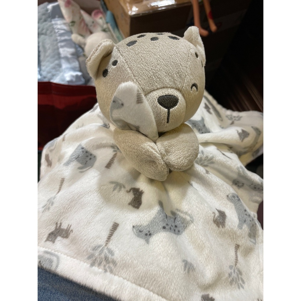 Gerber Modern Moments Cheetah/Leopard Security Blanket/Lovey 12"‎
